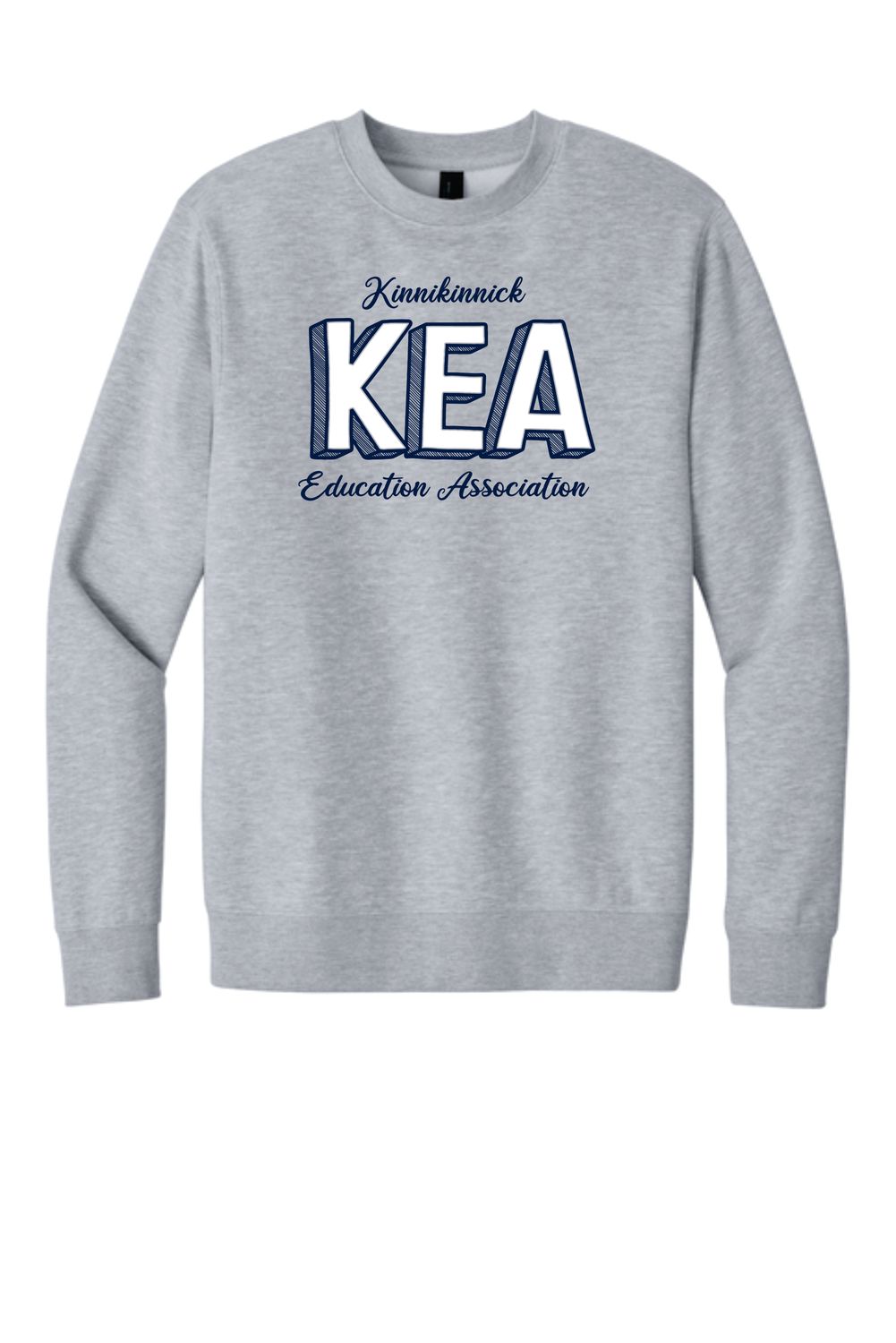 Kinnikinnick Education Association Crewneck Sweatshirt, Light Heather Grey