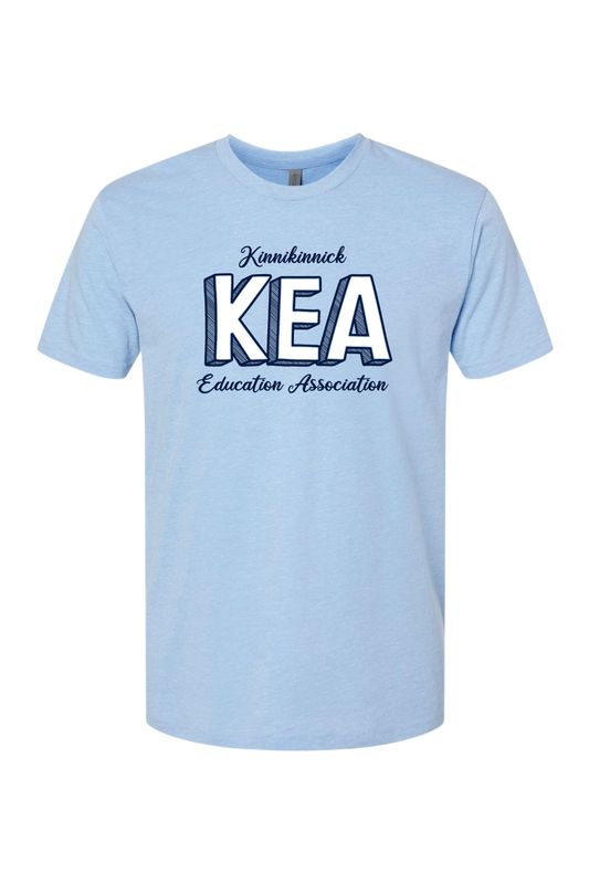 Kinnikinnick Education Association T-shirt, Heather Columbia Blue