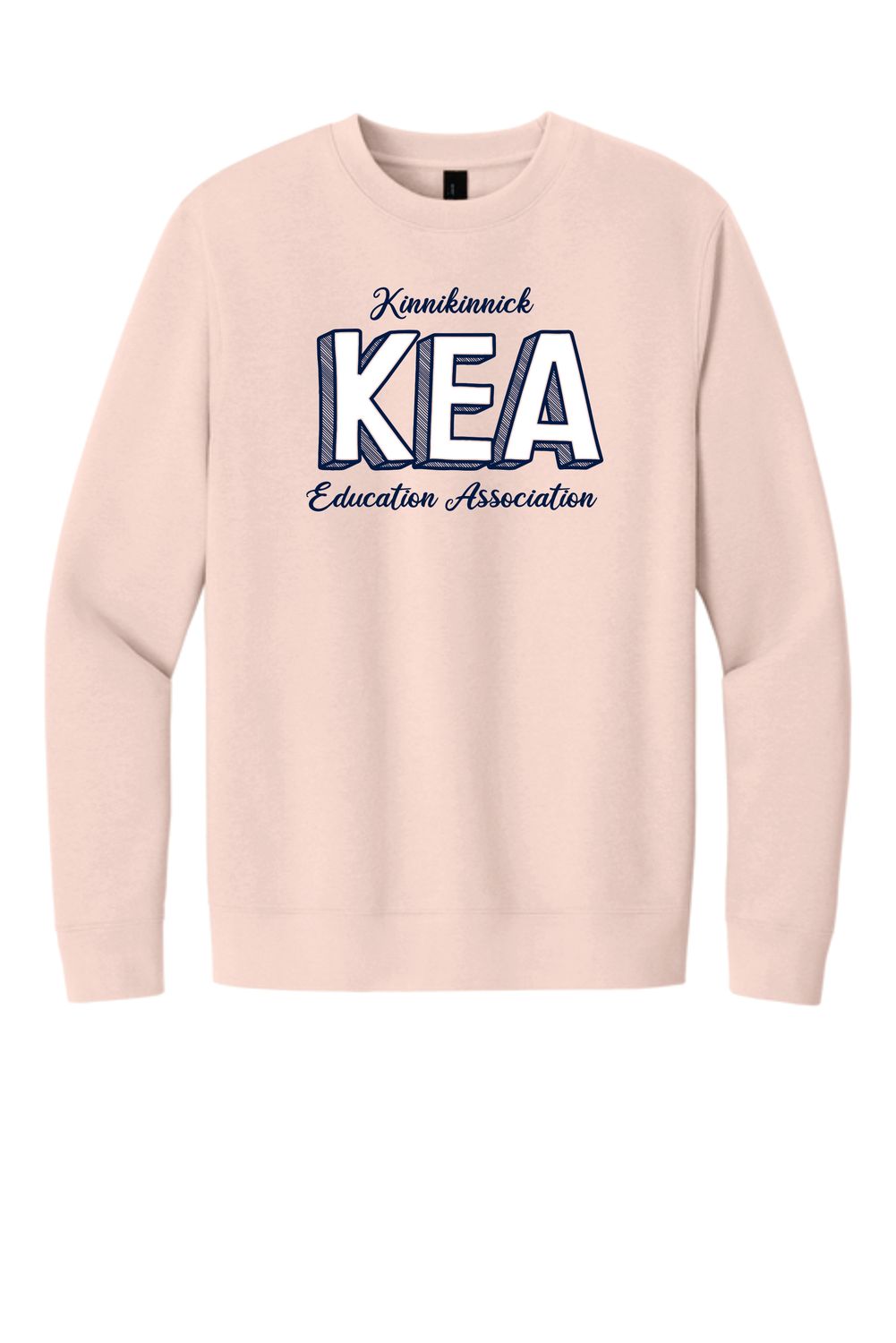 Kinnikinnick Education Association Crewneck Sweatshirt, Rosewater Pink