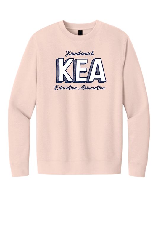 Kinnikinnick Education Association Crewneck Sweatshirt, Rosewater Pink