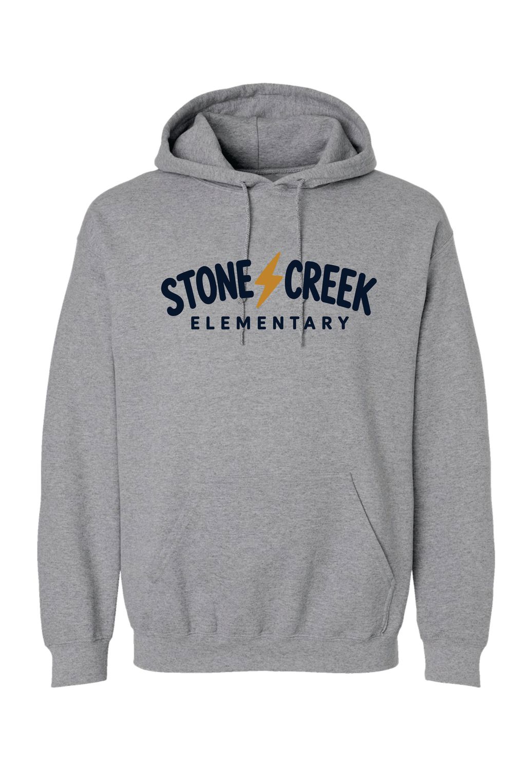 STONE CREEK HOODED SWEATSHIRT, SPORT GREY