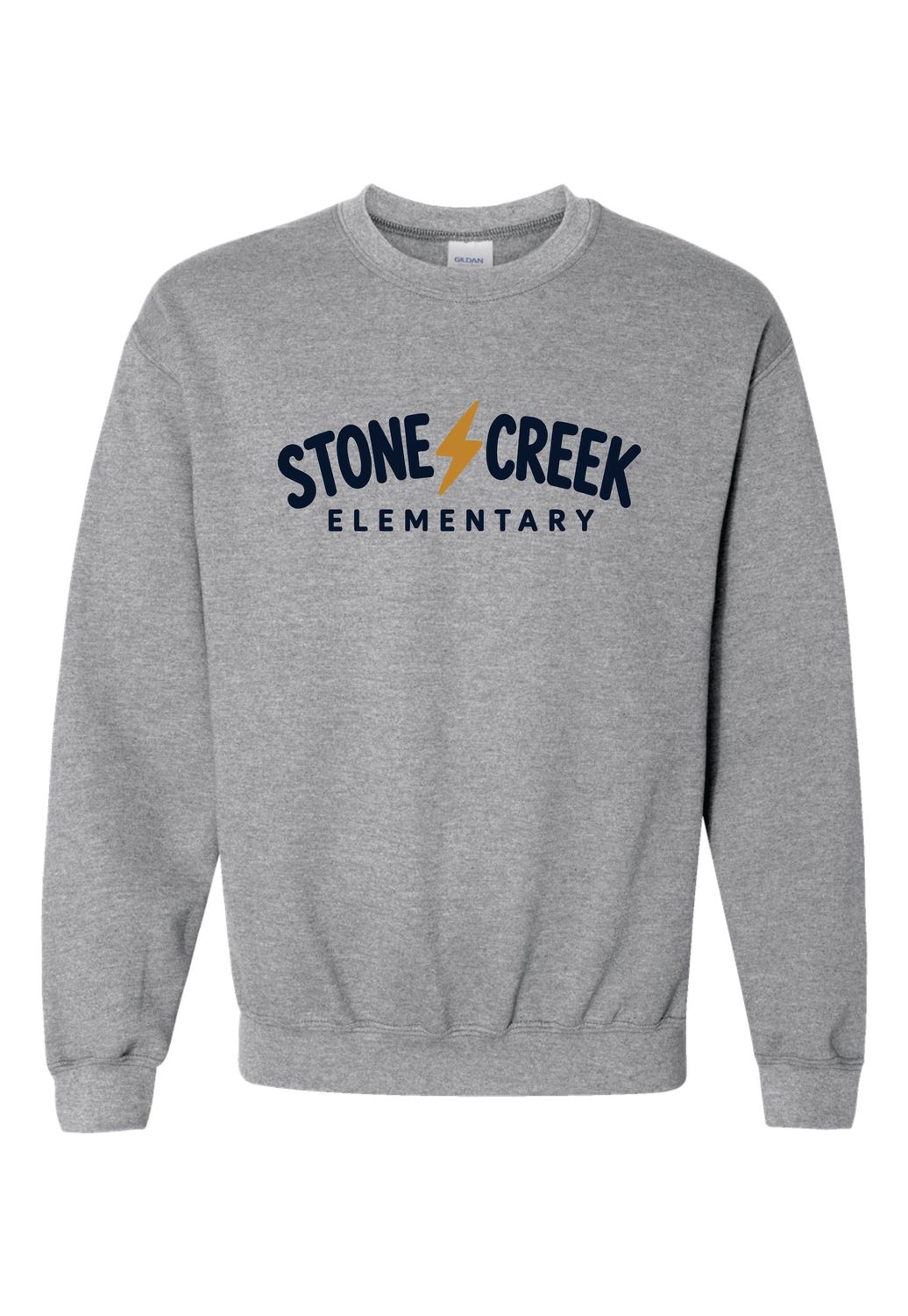 STONE CREEK CREWNECK SWEATSHIRT, SPORT GREY
