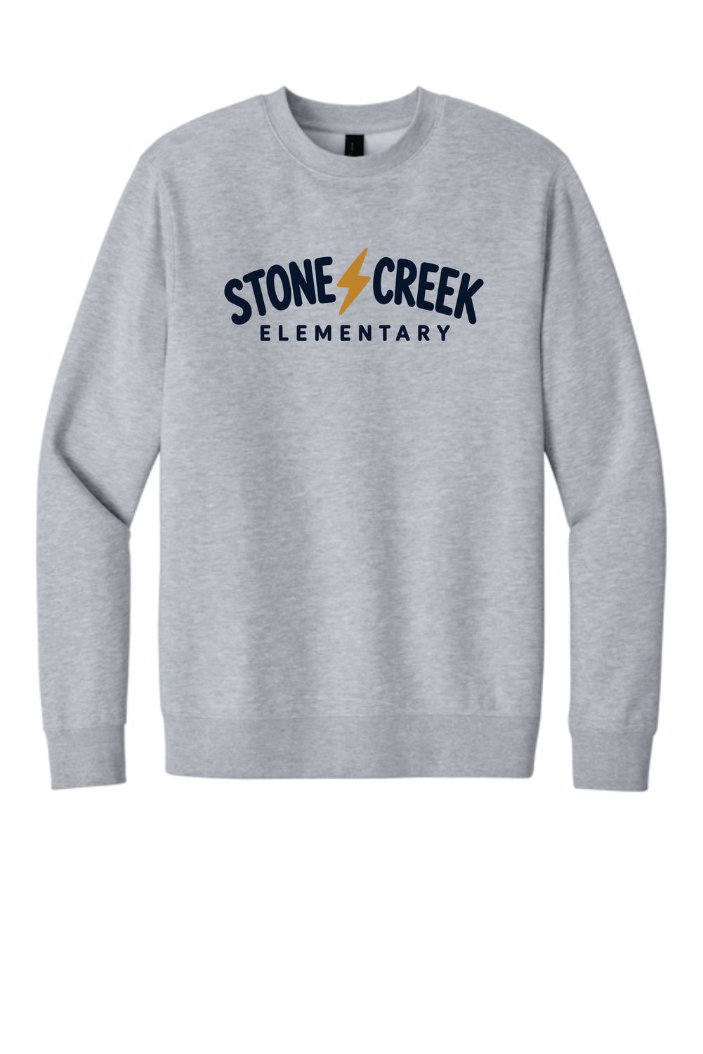 STONE CREEK CREWNECK SWEATSHIRT, LIGHT HEATHER GREY