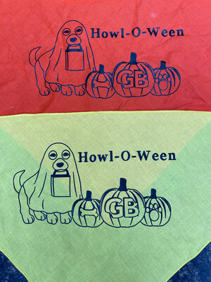GB Howl-O-Ween Dog Bandanna