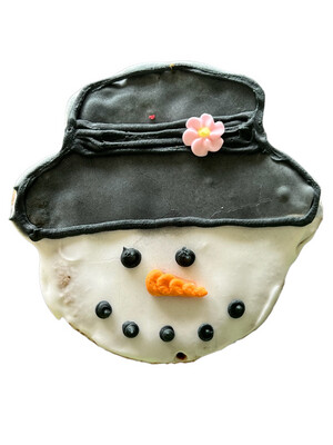 Snowman Head Cookie