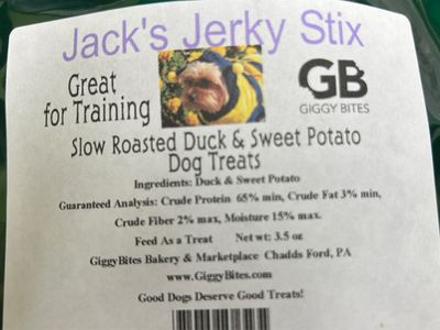 Jack's Jerky Duck &amp; Sweet Potato Sticks