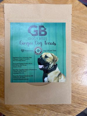 Soothing Ginger Dog Treats Powered By Mitchell’s Medicinals (5mg per treat)