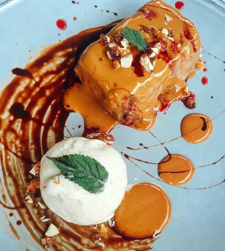 Pudín Tibio de Dulce de Leche