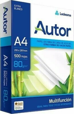 RESMA A4 AUTOR