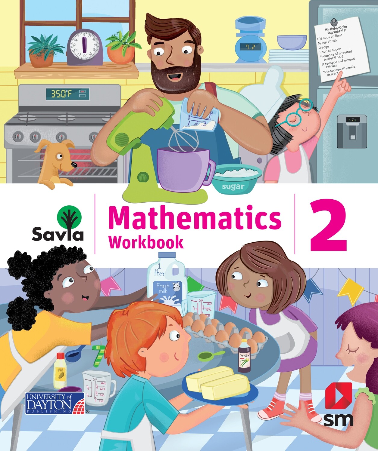 SECOND GRADE - SAVIA MATHEMATICS 2 WORKBOOK - SM - 21 - ISBN 9781630148829