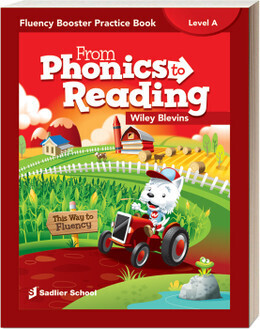 FIRST GRADE - FROM PHONICS TO READING LEVEL A FLUENCY BOOSTER PRACTICE BOOK - SADL - 22 - ISBN 9781421764511