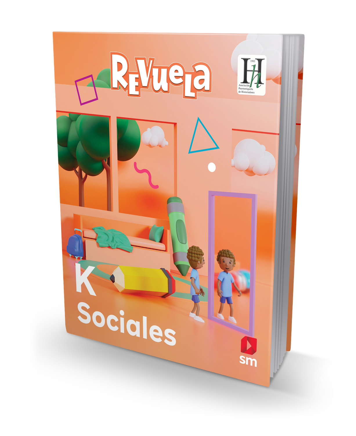 KINDERGARTEN - REVUELA SOCIALES K TEXTO + PEGA, PAPEL Y TIJERA + ACCESO DIGITAL - SM - 24 - ISBN 9781644866184