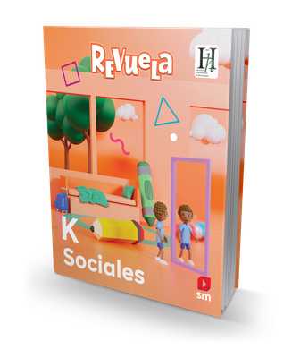 KINDERGARTEN - REVUELA SOCIALES K TEXTO + PEGA, PAPEL Y TIJERA + ACCESO DIGITAL - SM - 24 - ISBN 9781644866184
