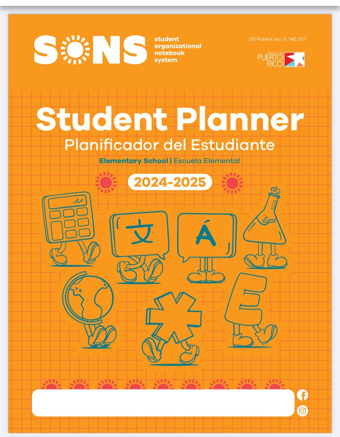 SIXTH GRADE - SONS STUDENT PLANNER 1 SCHOOL YEAR 2024-2025 - SONS - ISBN 859971003592