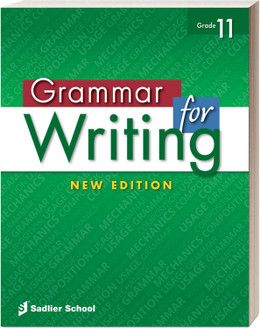 ELEVENTH GRADE - GRAMMAR FOR WRITING LEVEL GREEN GRADE 11 + DIGITAL - SADL - 25 - ISBN 9781956976465