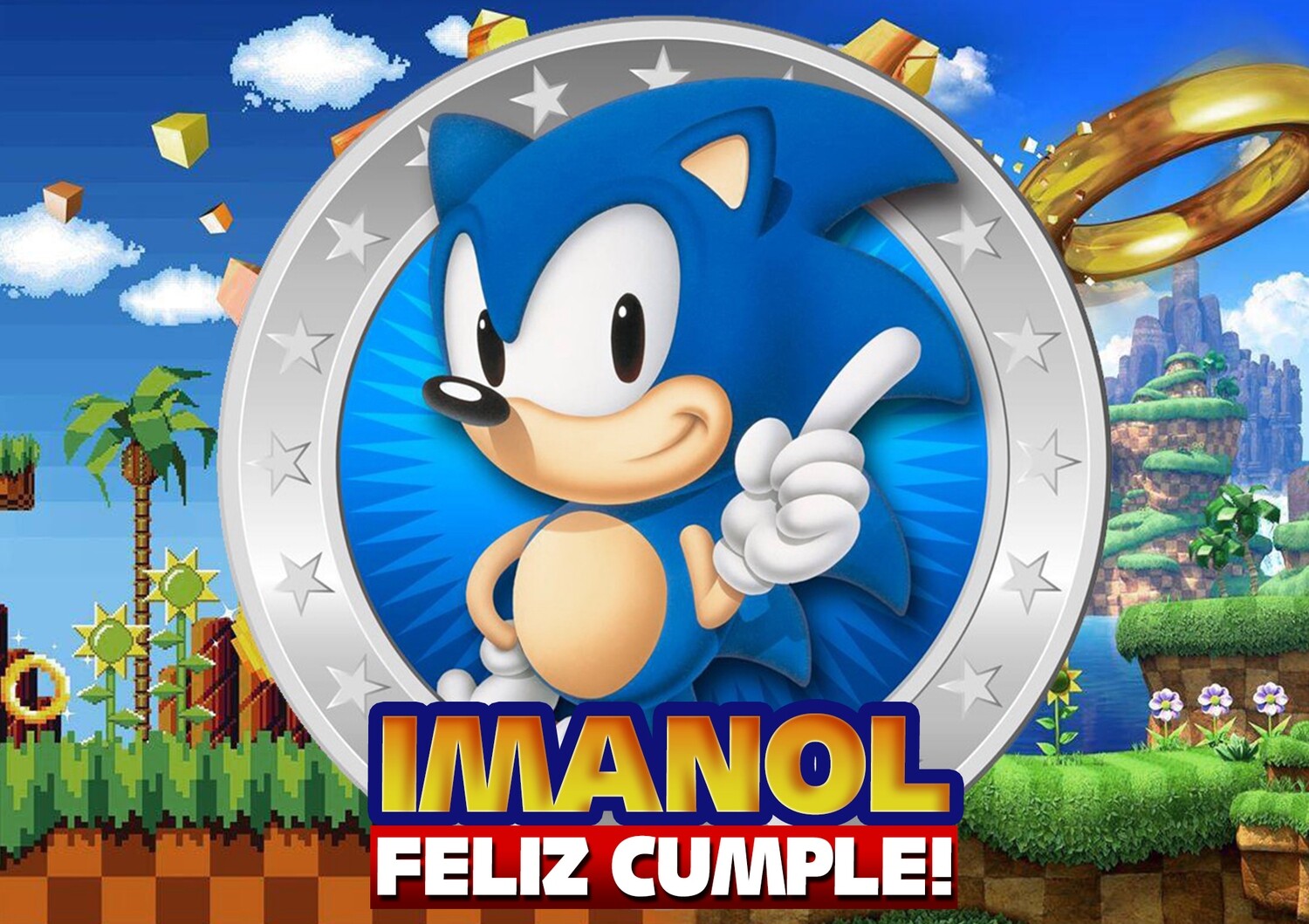 Láminas comestibles Sonic