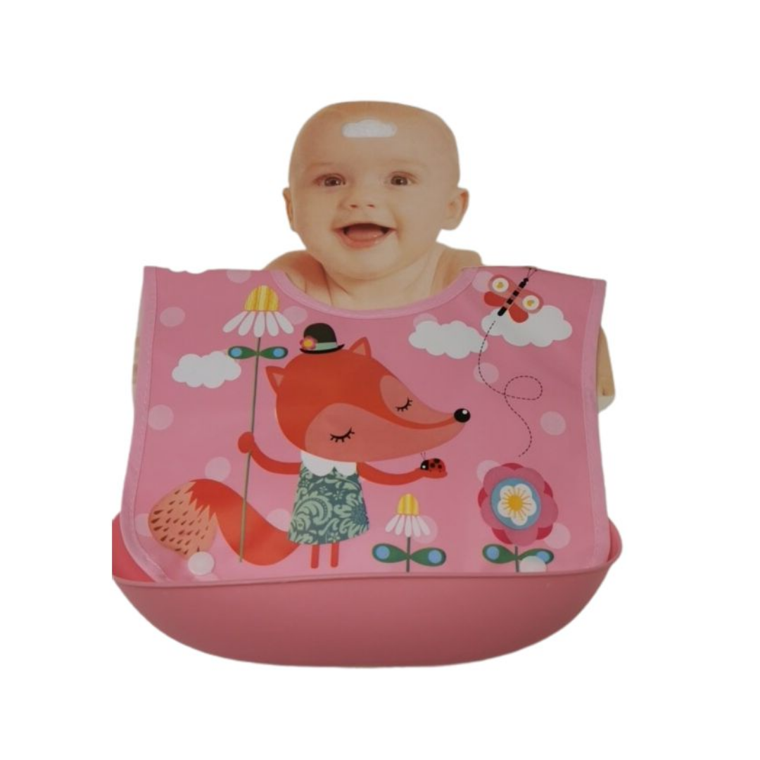 BABY BIB WITH SILICONE