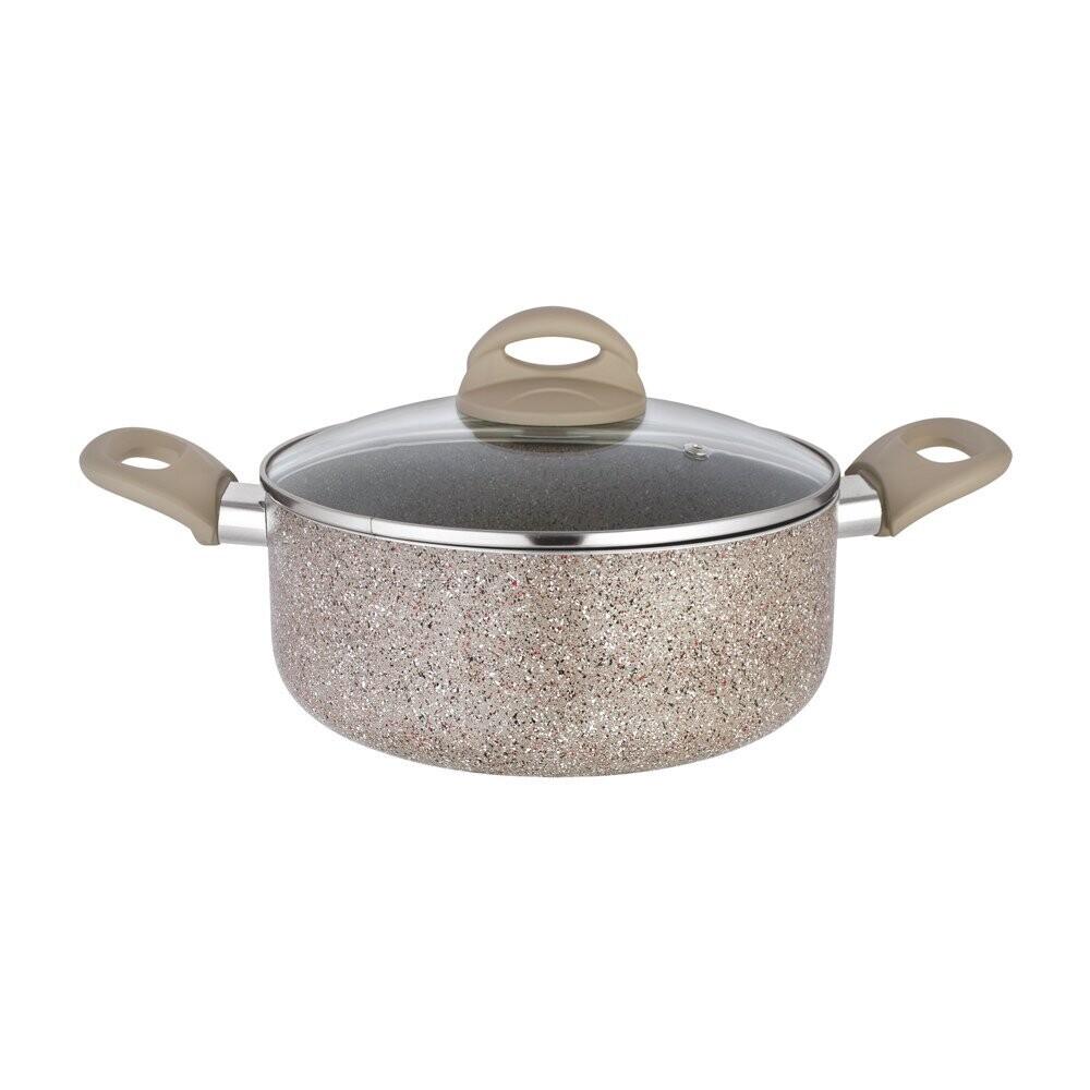 NON-STICK POT WITH GLASS LID