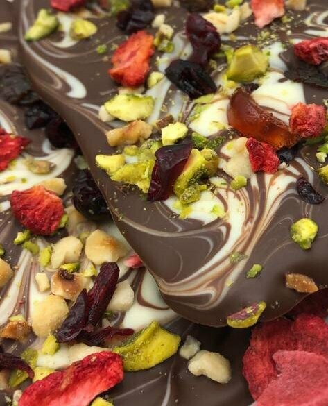 Chocolate Heart - Fruit & Nut