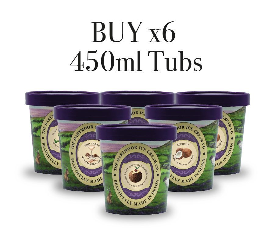 6 Pot Bundle 450ml Tubs