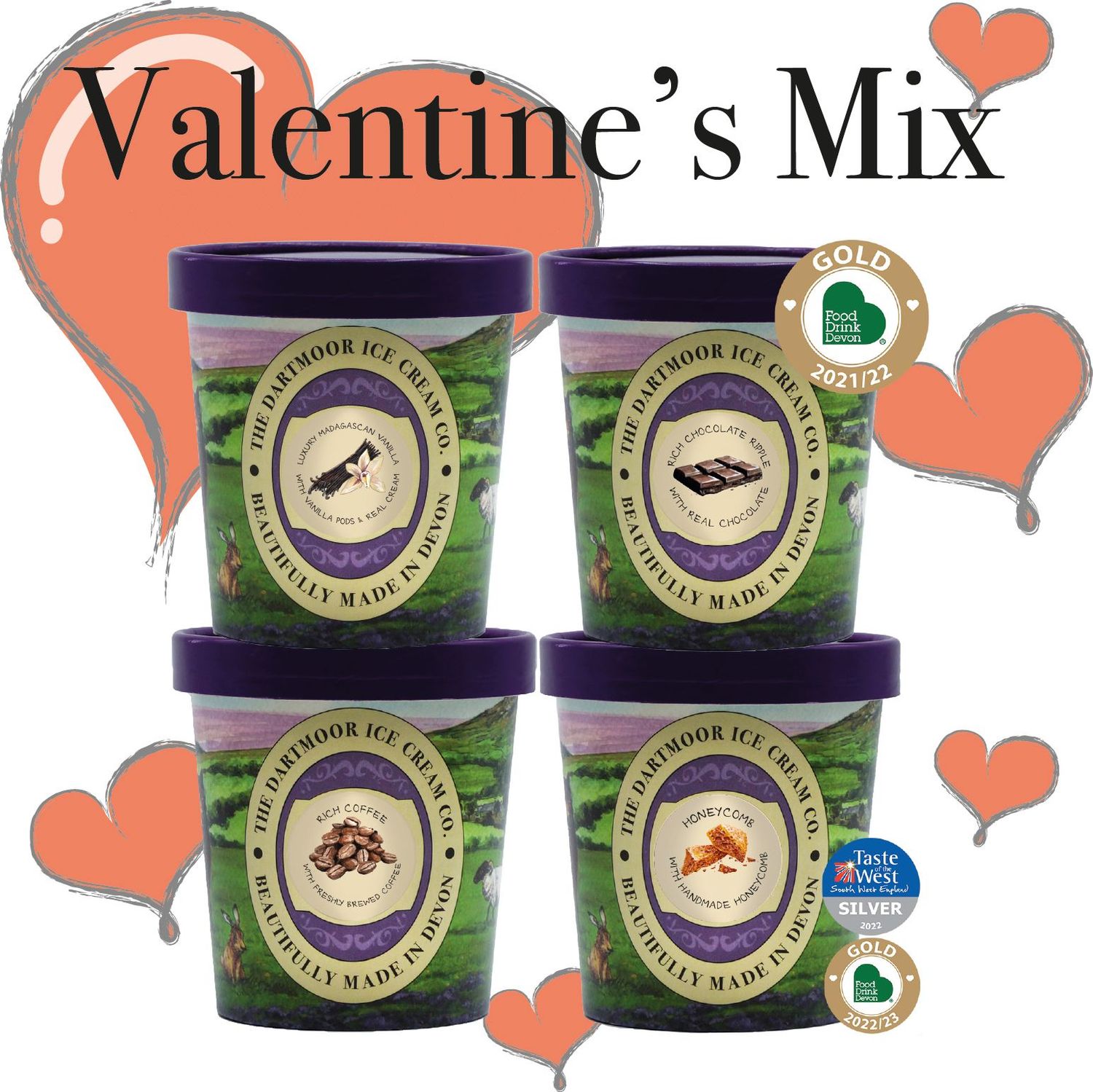 Valentine's Mix 450ml Tubs Valentine's Mix 450ml Tubs