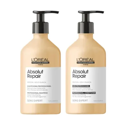 L'Oreal Absolut Shampoo/Conditioner 500mls DUO