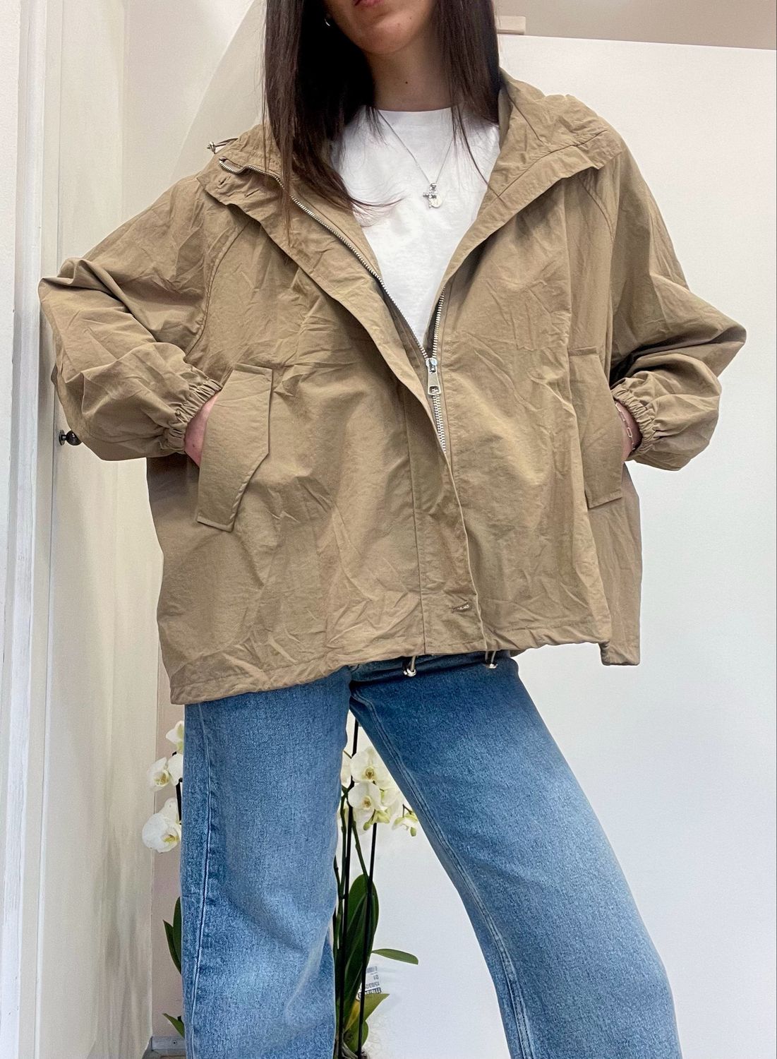Parka con cappuccio