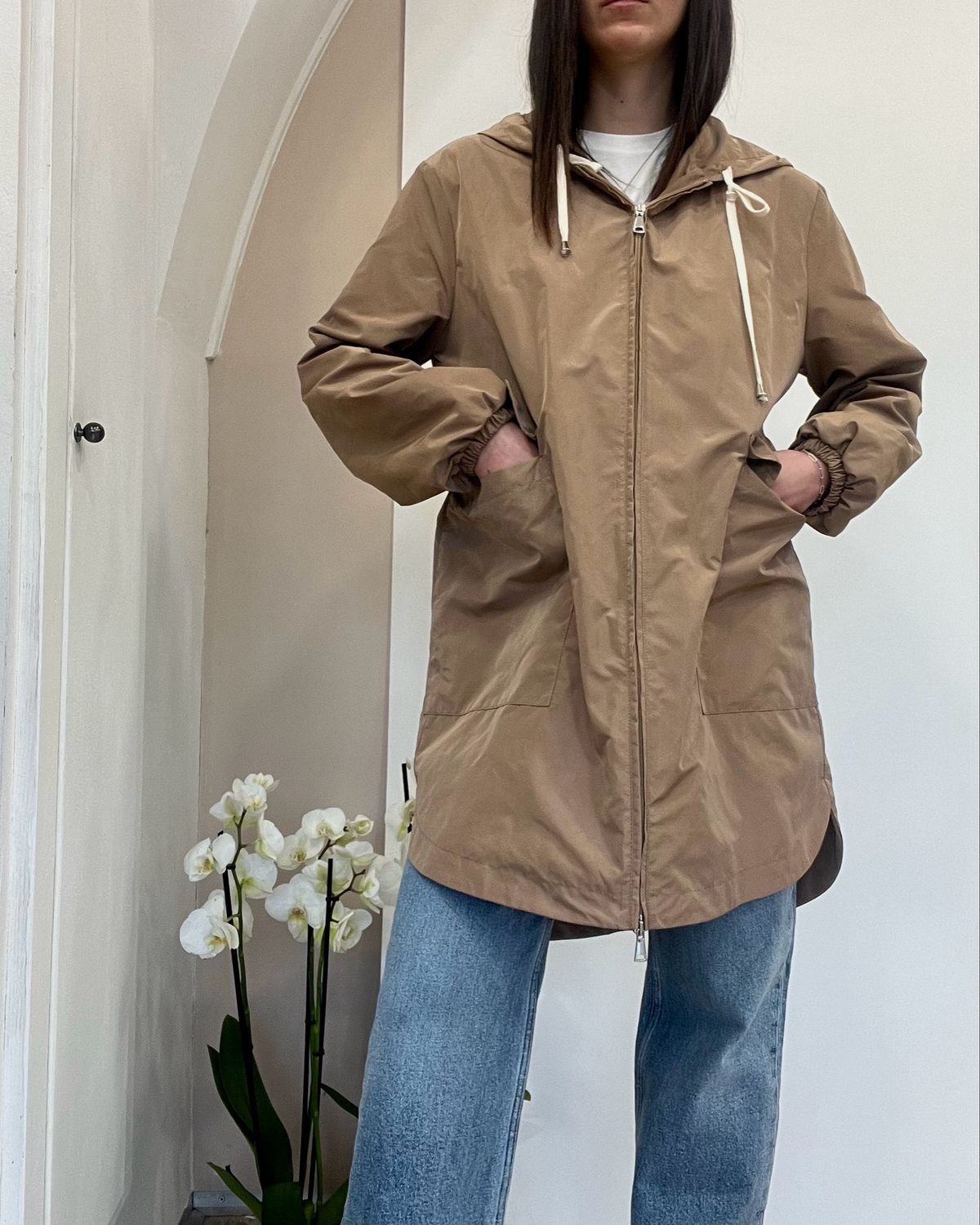 Parka con cappuccio