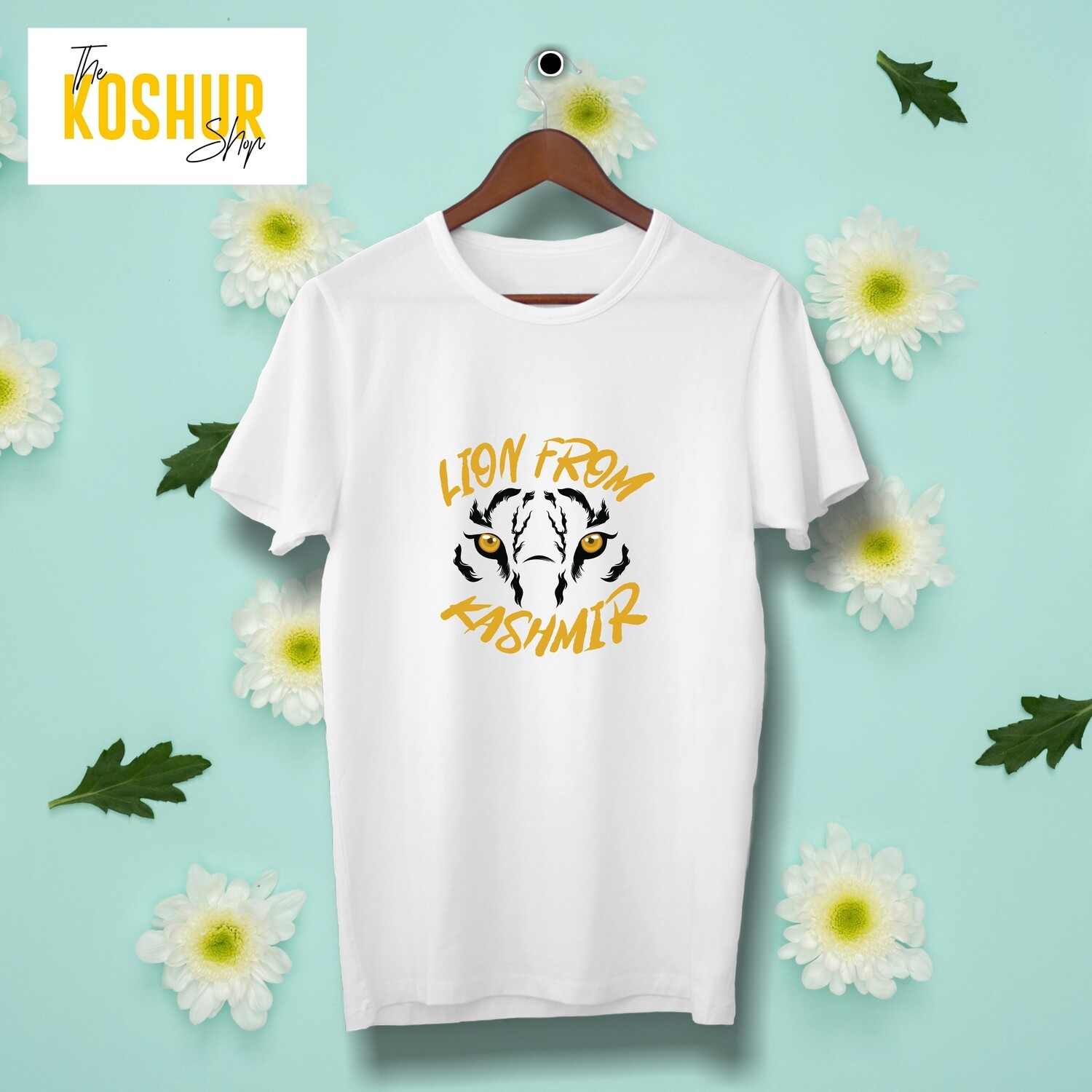 LION FROM KASHMIR Cotton T-Shirt