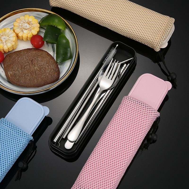 Tableware Reusable Stainless Steel 7Pcs/set 
 ( Buy 2 Get Free Shipping )