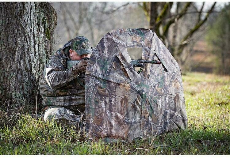 KNIGHT &amp; HALE RUN &amp; GUN QUICKBLIND REALTREE