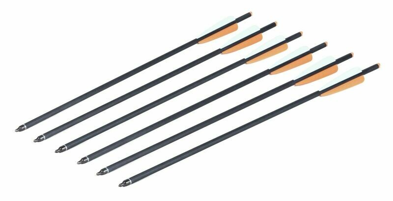 CENTER POINT FLÈCHES POUR ARBALÈTE 20&#39;&#39; CARBONE QTY:6