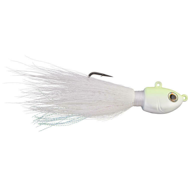 BERKLEY FUSION19 BUCKTAIL JIG 5/0 3/4OZ WHITE GLOW (QTY:1)