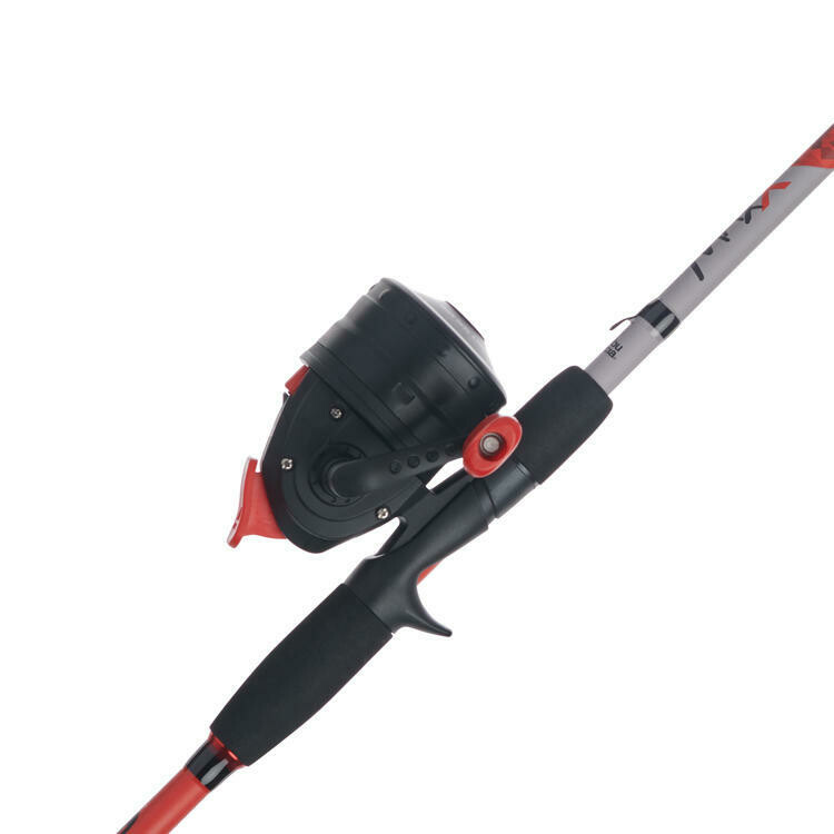 ABU GARCIA ENSEMBLE CANNE ET MOULINET A BOUTON POUSSOIR 6&#39;-0&quot; 2 PIECES ACTION MEDIUM