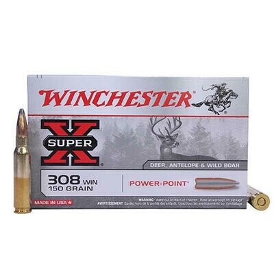 WINCHESTER POWER POINT 308 WIN 150G