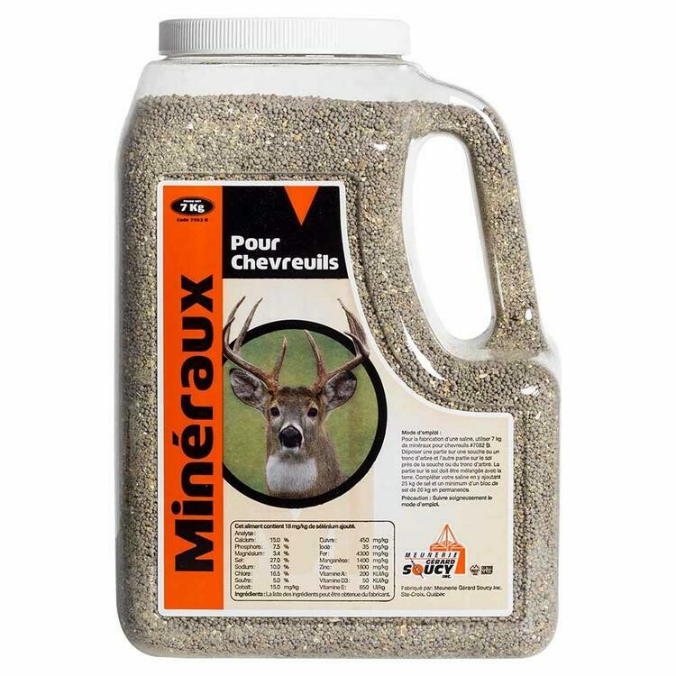 MEUNERIE SOUCY MINERAUX CHEVREUIL 7KG