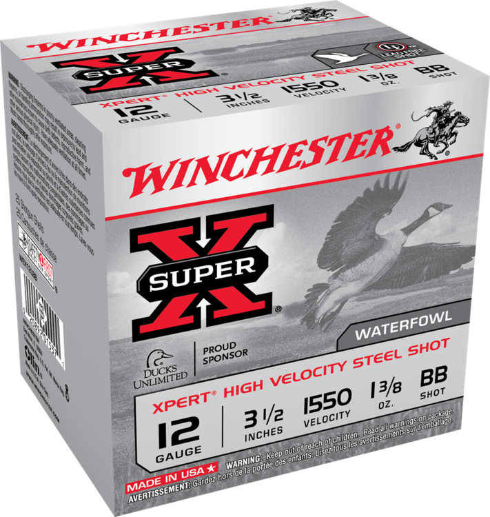 WINCHESTER MUNITIONS XPERT HIGH VEL. .12/BB 3 1/2&#39;&#39; (25)