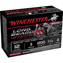 WINCHESTER MUNITION LONG BEARD XR CAL:12, 1 3/4OZ, #4, 3&#39;&#39;, 10/BTE