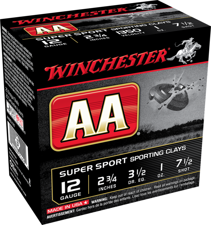 WINCHESTER AASPORTING 12G 2'' 3/4 #7 1/2 1OZ