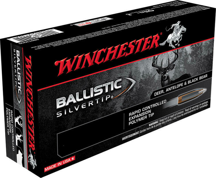 WINCHESTER MUNITIONS BALLISTIC SILVERTIP 308WIN 168GR.