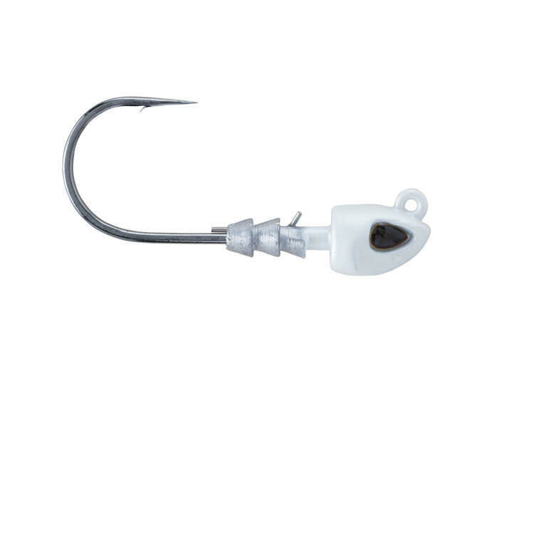 BERKLEY FUSION19 SWIMBAIT JIG 5/0L  1OZ PEARL WHITE PQT:3