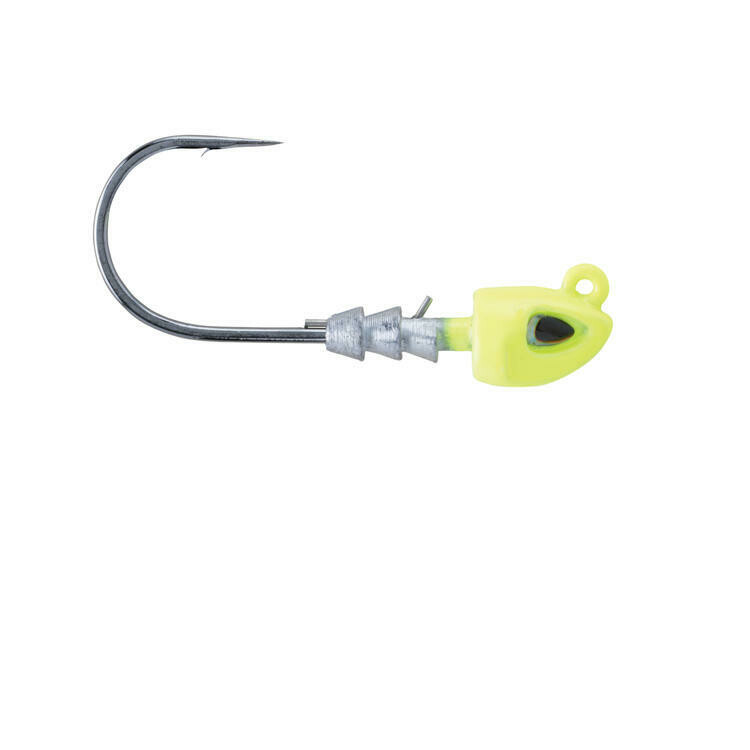 BERKLEY FUSION19 SWIMBAIT JIG 5/0L  1OZ  CHARTREUSE  PQT:3