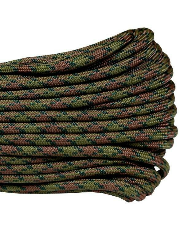 WORLD FAMOUS MILSPEX PARACORD-550 100&#39; CAMO