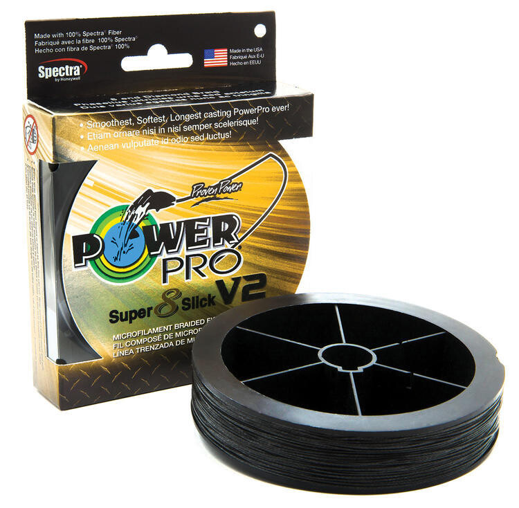 POWERPRO SUPER8SLICK V2 FIL TRESSÉ 30LBS/150YD MOSS GREEN