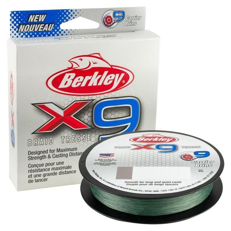 BERKLEY FIL TRESSE X9 30LBS/165YDS LOW-VIS GREEN