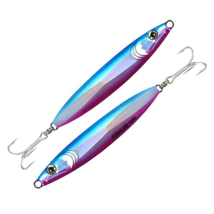 FISHLAB CARNADA FLUTTER BLEU/ROSE  JIG 4 1/4&#39;&#39; 2-3/4oz
