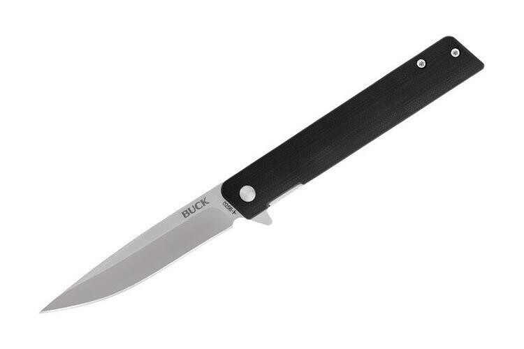 BUCK KNIVES COUTEAU LANGFORD G10 NOIR 3 3/8&#39;&#39;