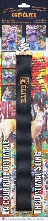 CG ELITE COURROIE DE CHASSE NOIR