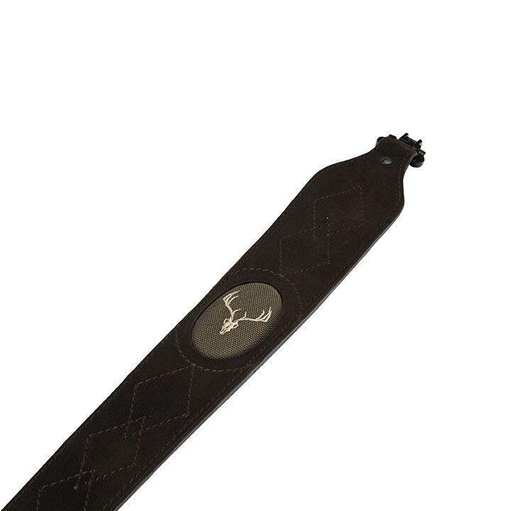 ALLEN SLING SUEDE DEER HEAD WITH SWIVELS - BROWN
