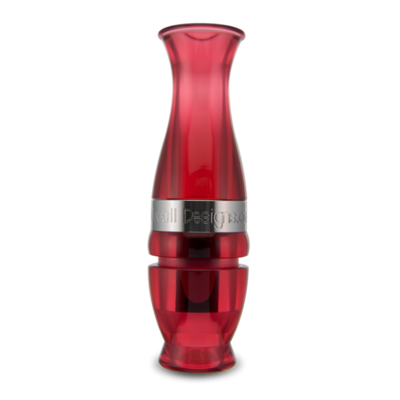 RECALL DESIGN APPEAU A OUTARDE/THE ONE ACRYLIQUE RUBIS RED & CLEAR